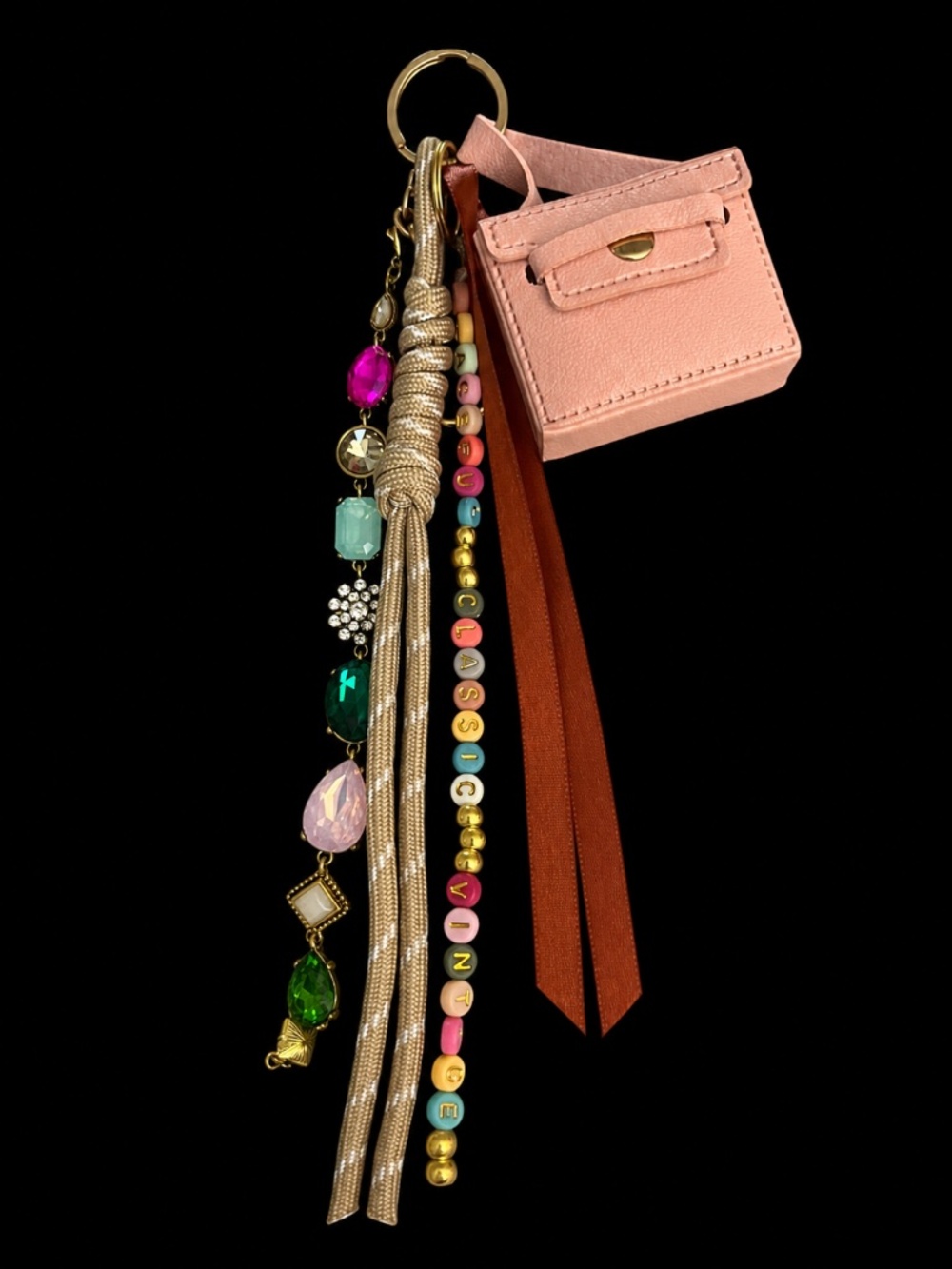 Gilded Fairy Tale themed bag charm